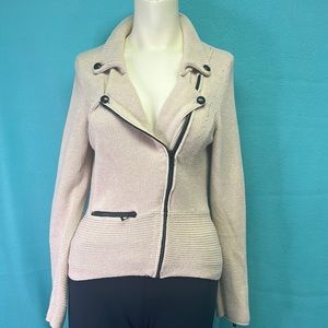Nic and Zoe zip up sweater jacket Size S